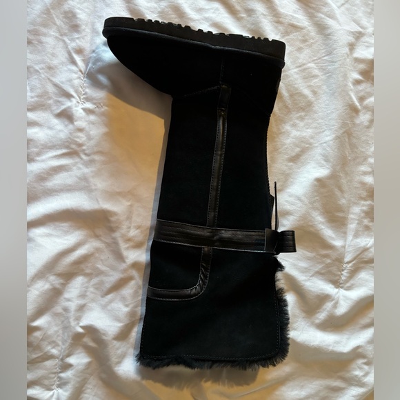 UGG Genevieve over the knee bow boots black. Size 6. New - Picture 6 of 15